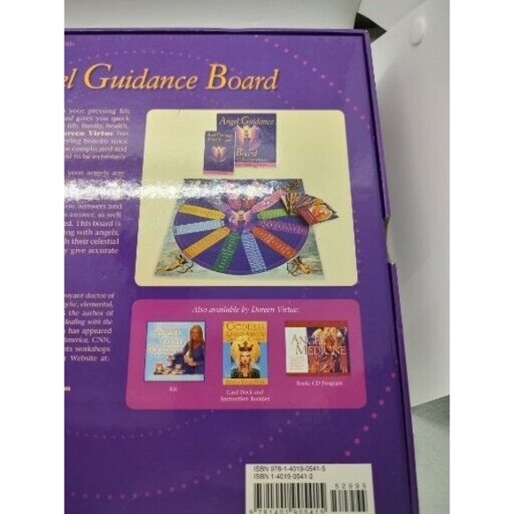 Angel Guidance Board by Doreen Virtue PhD Complete W/ Booklet Dice Board Tokens - Picture 8 of 10